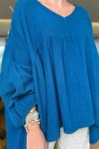 Made in Italy Santos Artist Smock Lagoon